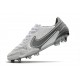 Nike Tiempo Legend 9 Elite FG Nuovo Bianco Grigio