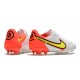 Nike Tiempo Legend 9 Elite FG Nuovo Bianco Volt Cremisi Vivace