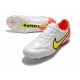 Nike Tiempo Legend 9 Elite FG Nuovo Bianco Volt Cremisi Vivace