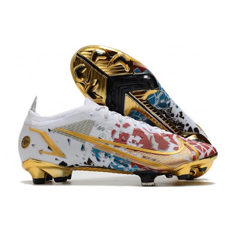 Nike Mercurial Vapor 14 Elite FG scarpa da calcio uomo Vit Röd Blå Svart