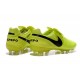Scarpe da Calcio Nuovo 2016 Nike Tiempo Legend VI FG Pelle Volt Nero