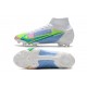 Nike Mercurial Superfly VIII Elite FG Uomo Bianco Blu
