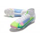 Nike Mercurial Superfly VIII Elite FG Uomo Bianco Blu