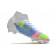 Nike Mercurial Superfly VIII Elite FG Uomo Bianco Blu