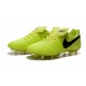 Scarpe da Calcio Nuovo 2016 Nike Tiempo Legend VI FG Pelle Volt Nero