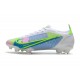 Nike Mercurial Vapor 14 Elite FG scarpa da calcio uomo Bianco Blu Nero