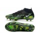 Nike Phantom GT II Elite DF FG Nero Metallic Platino Verde Strike