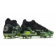 Nike Phantom GT II Elite DF FG Nero Metallic Platino Verde Strike