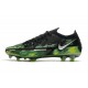 Nike Phantom GT 2 Elite FG Nero Metallic Platino Verde Strike