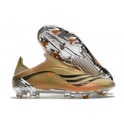 adidas X Speedflow+ FG Scarpa Tech Metallic Nero Core Intense Arancione