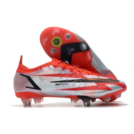 Nike Mercurial Vapor 14 Elite SG Pro Rosso Cile Nero Ghost Arancione