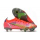 Nike Mercurial Vapor 14 Elite SG Pro Cremisi Vivace Argento Metallico