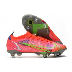 Nike Mercurial Vapor 14 Elite SG Pro Cremisi Vivace Argento Metallico
