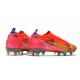 Nike Mercurial Vapor 14 Elite SG Pro Cremisi Vivace Argento Metallico