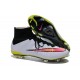 Nike Nuove Scarpe Calcio Mercurial Superfly CR7 FG Bianco Rose Nero