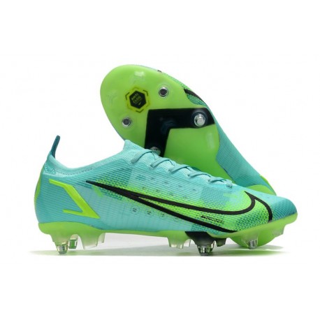 Nike Mercurial Vapor 14 Elite SG Pro Turchese Dinamico Lime Glow