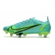 Nike Mercurial Vapor 14 Elite SG Pro Turchese Dinamico Lime Glow