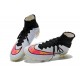 Nike Nuove Scarpe Calcio Mercurial Superfly CR7 FG Bianco Rose Nero