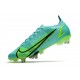 Nike Mercurial Vapor 14 Elite SG Pro Turchese Dinamico Lime Glow