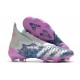 adidas Predator Freak+ FG Scarpe da Calcio Metallico Rosa Blu