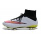 Nike Nuove Scarpe Calcio Mercurial Superfly CR7 FG Bianco Rose Nero