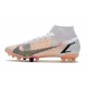 Nike Mercurial Superfly 8 Elite AG Pro Bianco Nero Cremisi Vivace Rosa Blast