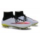 Nike Nuove Scarpe Calcio Mercurial Superfly CR7 FG Bianco Rose Nero
