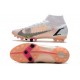Nike Mercurial Superfly 8 Elite AG Pro Bianco Nero Cremisi Vivace Rosa Blast