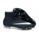 Nike Nuove Scarpe Calcio Mercurial Superfly CR7 FG Cyan Bianco