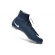 Nike Nuove Scarpe Calcio Mercurial Superfly CR7 FG Cyan Bianco