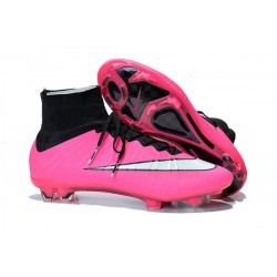 Scarpini da Calcio Nike Mercurial Superfly FG ACC Rosa Bianco Nero