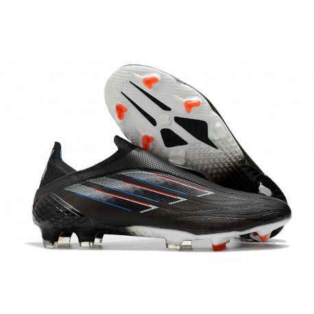adidas X Speedflow+ FG Scarpa Nero Core Bianco Rosso Vivido