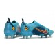 Nike Mercurial Vapor 14 Elite SG Pro Blu Cloro Arancione Laser Marina