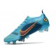 Nike Mercurial Vapor 14 Elite SG Pro Blu Cloro Arancione Laser Marina