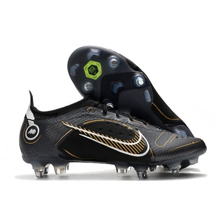 Nike Mercurial Vapor 14 Elite SG Pro Nero Oro Metallico Argento