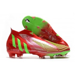 Scarpe da calcio adidas PREDATOR EDGE+ FG Rosso Verde