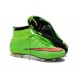 Cristiano Ronaldo Nike Scarpa da Calcio Mercurial Superfly 4 FG Verde Rosso