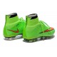 Cristiano Ronaldo Nike Scarpa da Calcio Mercurial Superfly 4 FG Verde Rosso