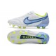 Nike Tiempo Legend 9 Elite FG Nuovo Bianco Blu
