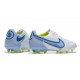 Nike Tiempo Legend 9 Elite FG Nuovo Bianco Blu