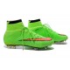 Cristiano Ronaldo Nike Scarpa da Calcio Mercurial Superfly 4 FG Verde Rosso