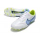 Nike Tiempo Legend 9 Elite FG Nuovo Bianco Blu