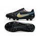 Nike Tiempo Legend 9 Elite FG Nuovo Nero Oro Blu