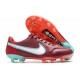 Nike Tiempo Legend 9 Elite FG Nuovo Team Rosso Bianco Ibisco Mistico
