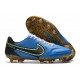 Nike Tiempo Legend 9 Elite FG Nuovo Bleu Noir Volt