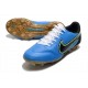 Nike Tiempo Legend 9 Elite FG Nuovo Bleu Noir Volt