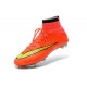 Nike Nuove Scarpe Calcio Mercurial Superfly CR7 FG Arancio Oro