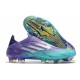 adidas X Speedflow+ FG Scarpa Viola Rush Argento Metallico Menta Rush