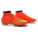 Nike Nuove Scarpe Calcio Mercurial Superfly CR7 FG Arancio Oro