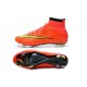 Nike Nuove Scarpe Calcio Mercurial Superfly CR7 FG Arancio Oro